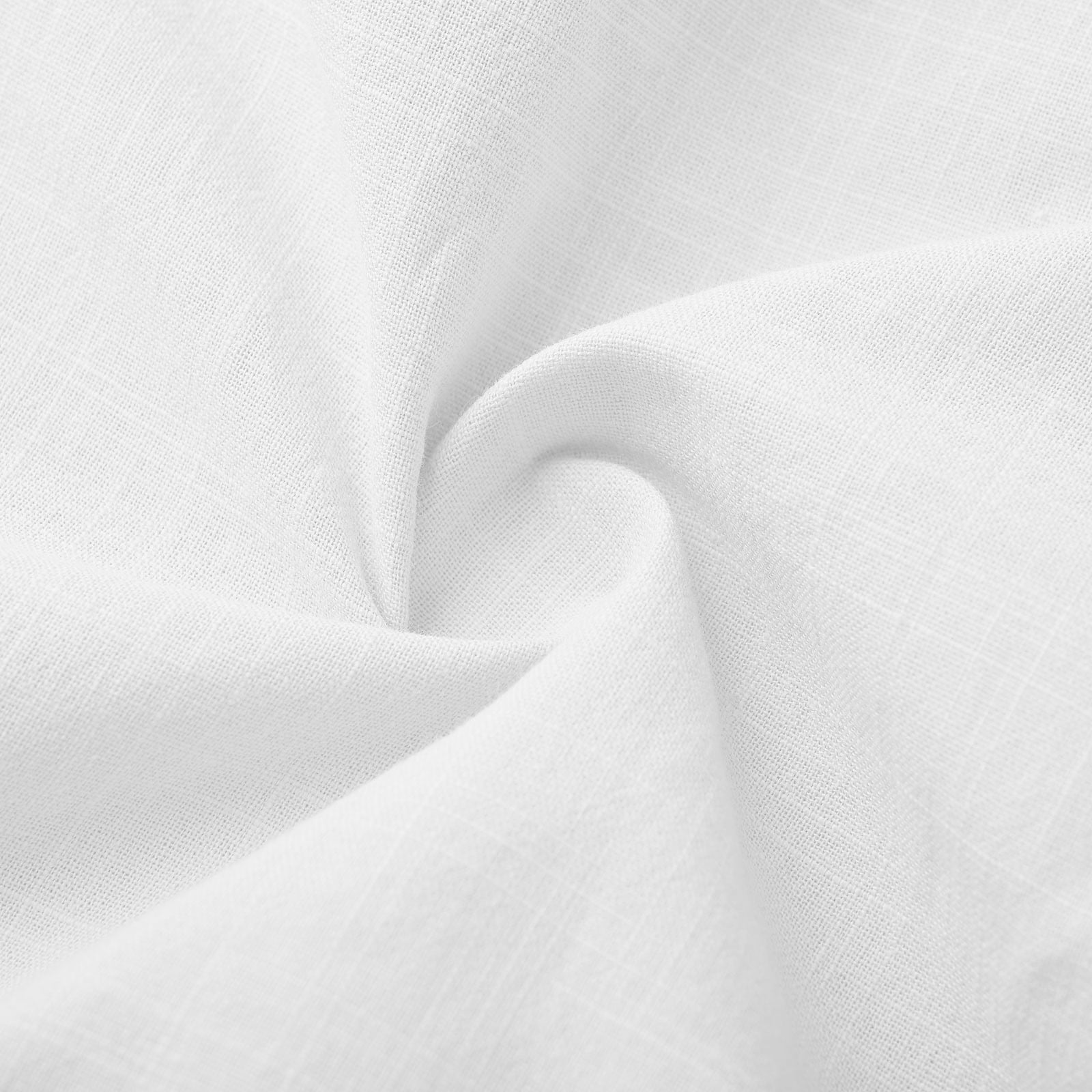 SMihono Womens Summer Dresses Lightweight Loose Crewneck Sleeveless Comfy Cotton Linen Dress Solid Flowy Midi Beach Dress White L