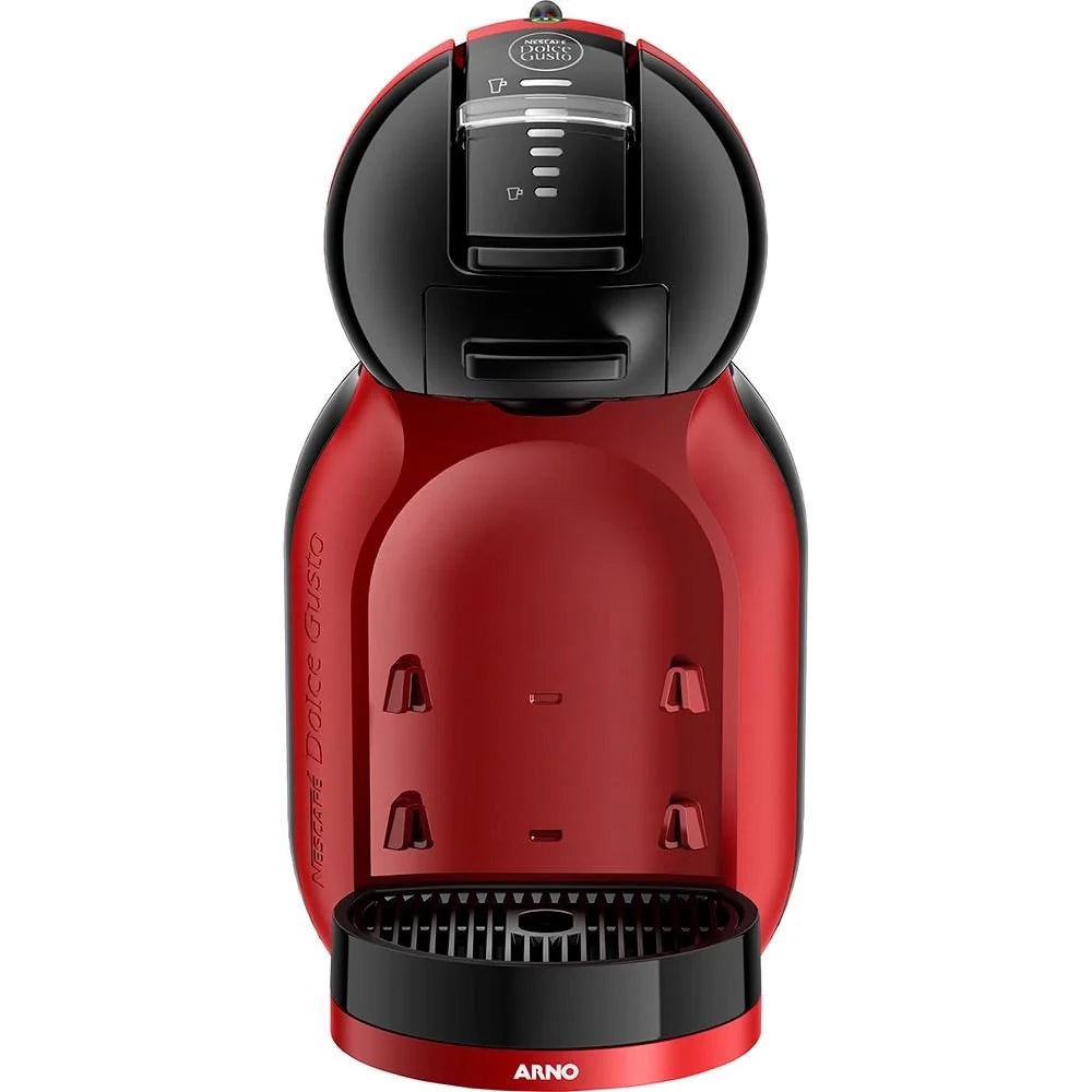 Cafeteira Expresso Arno Dolce Gusto Mini Me Vermelha e Preta + 48 cápsulas