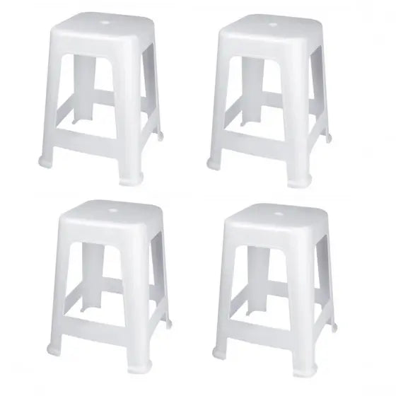 Conjunto de Mesa + 4 Banquetas em Plastico