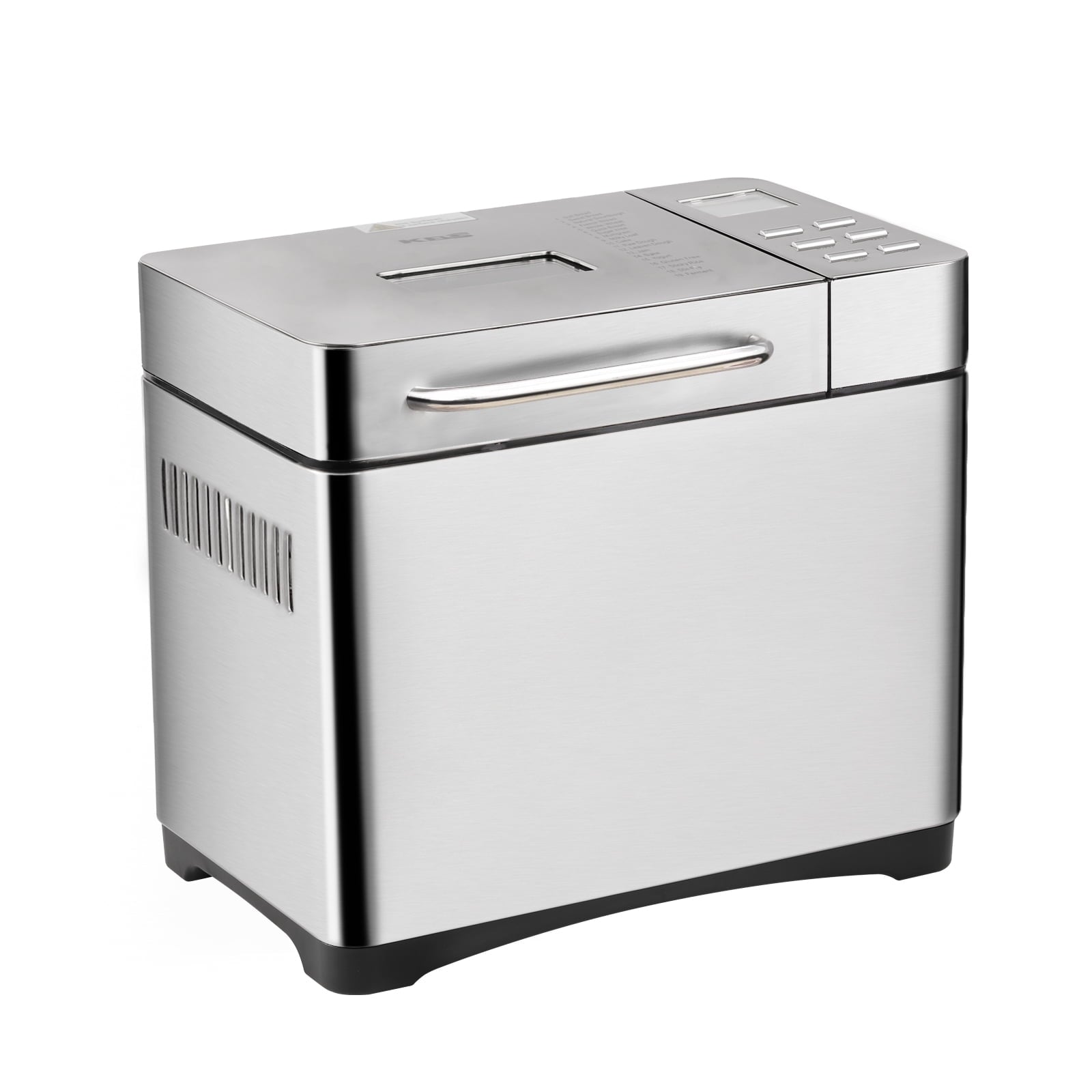 KBS 19-in-1 2LB Bread Maker Machine Fully Automatic LCD Display，Stainless Steel Model# 013