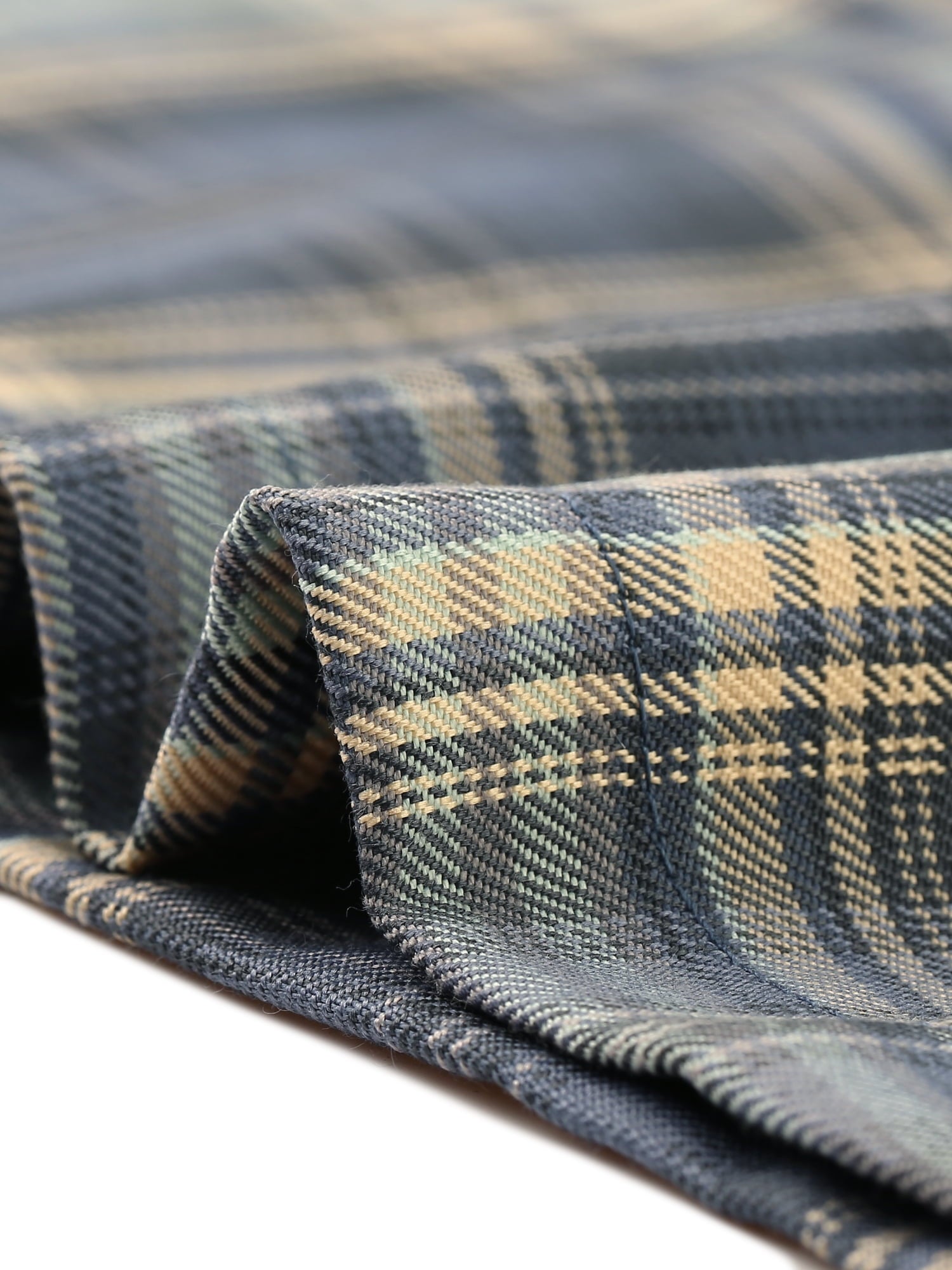 INSPIRE CHIC Women's Adjustable Strap Plaid Suspender Overall Dress XS Blue