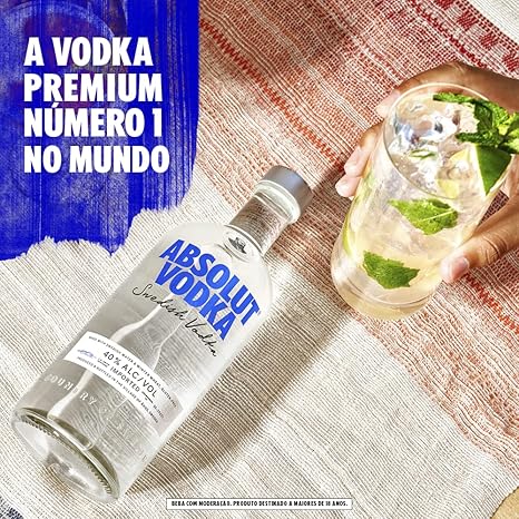 Combo Absolut Vodka - 1 Litro com 3 Vodka PREMIUN