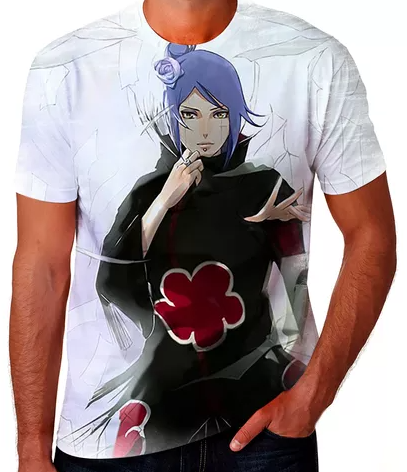 Camiseta Camisa Konan Naruto Akastuski Anime Envio Hoje 03