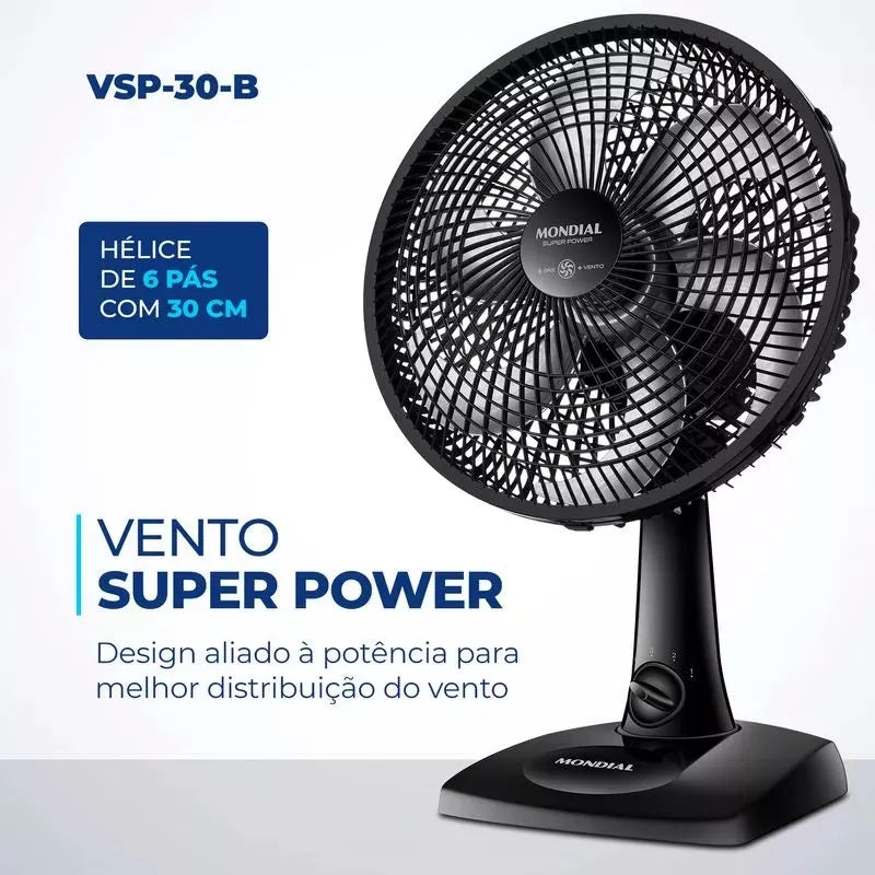 Ventilador De Mesa Super Power Mondial