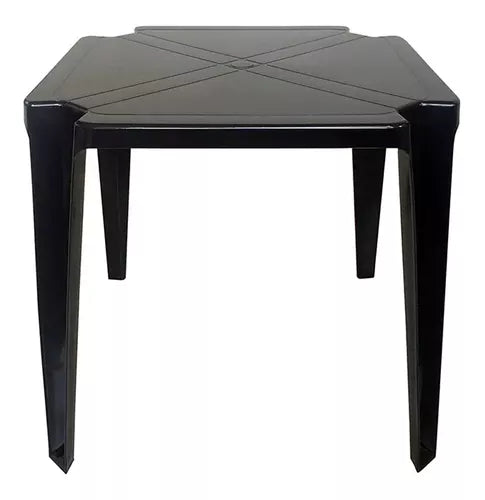 mesas plásticas quadrada bar monobloco empilhável 70