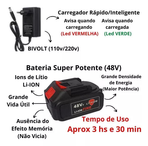 Mini Lavadora Portatil Alta Pressão A Bateria Alta Potencia