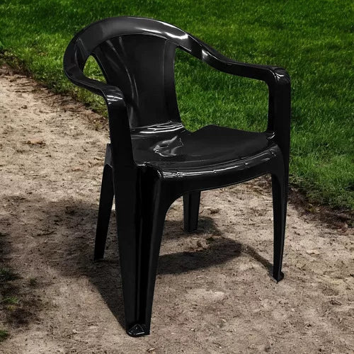 Cadeiras Com Braço Poltronas Plástica Reforçada 182kg