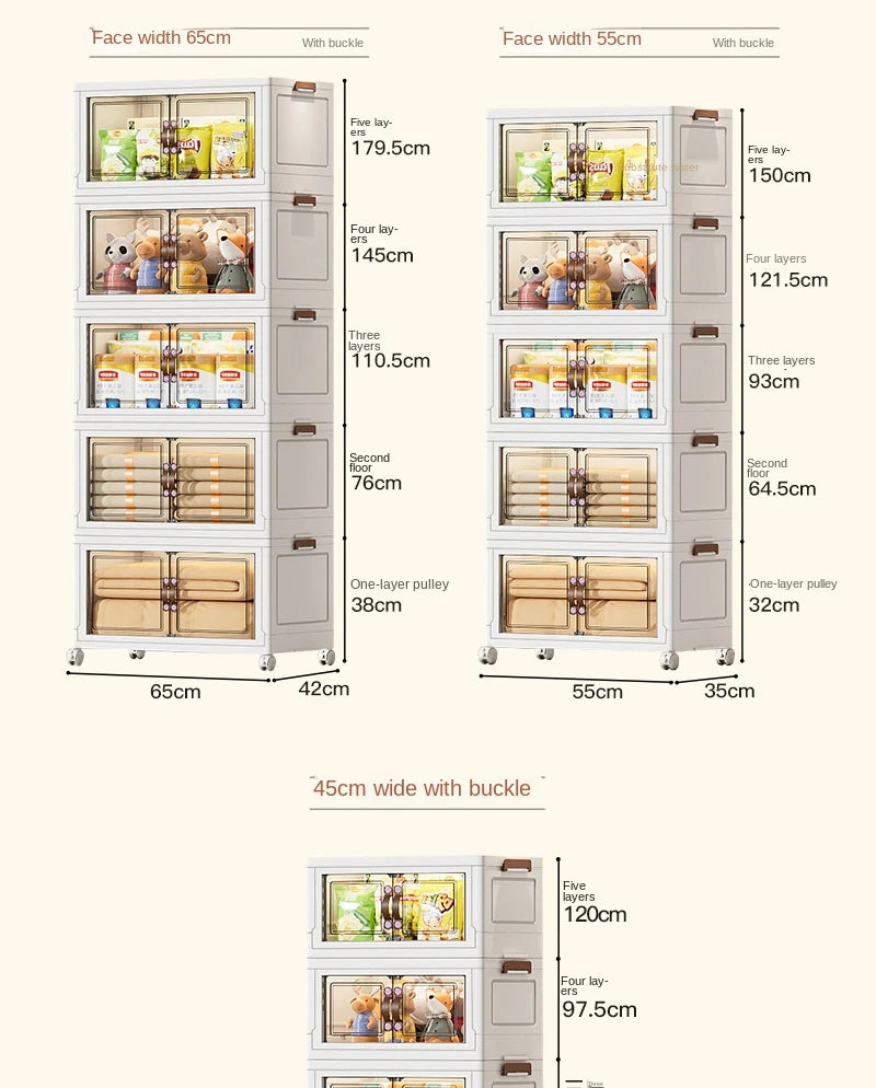 kiti Dobrável Inteligente : 1 Closet Dobrável + 12 Caixa De Armazenamento