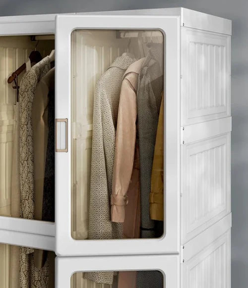 kiti Dobrável Inteligente : 1 Closet Dobrável + 12 Caixa De Armazenamento