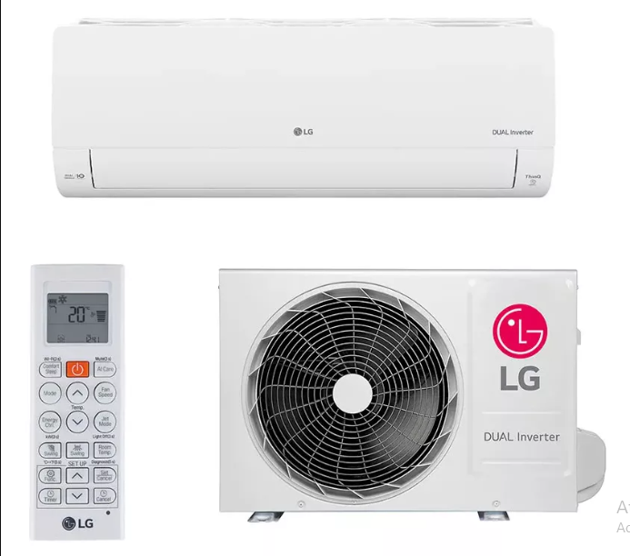 Ar Condicionado LG  Voice Dual Inverter IA 12000 Btus Só Frio Branco