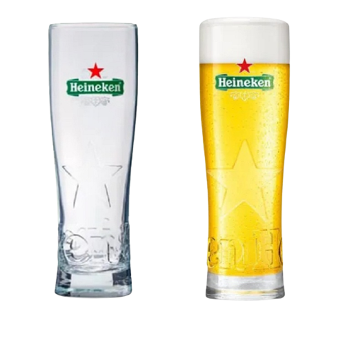 Super Combo Cerveja Heineken Sleek Pack 12 Latas 350ml  (Compre 4 leva 5 + Dois Copo) Personalizado. LP