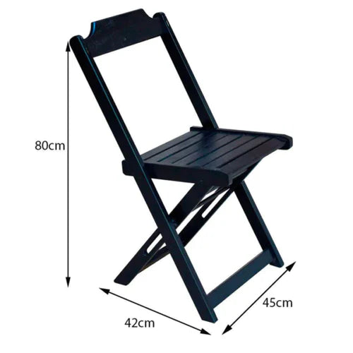 Conjuntos de Jogo de Mesa 70x70 Com 4 Cadeiras Dobráveis